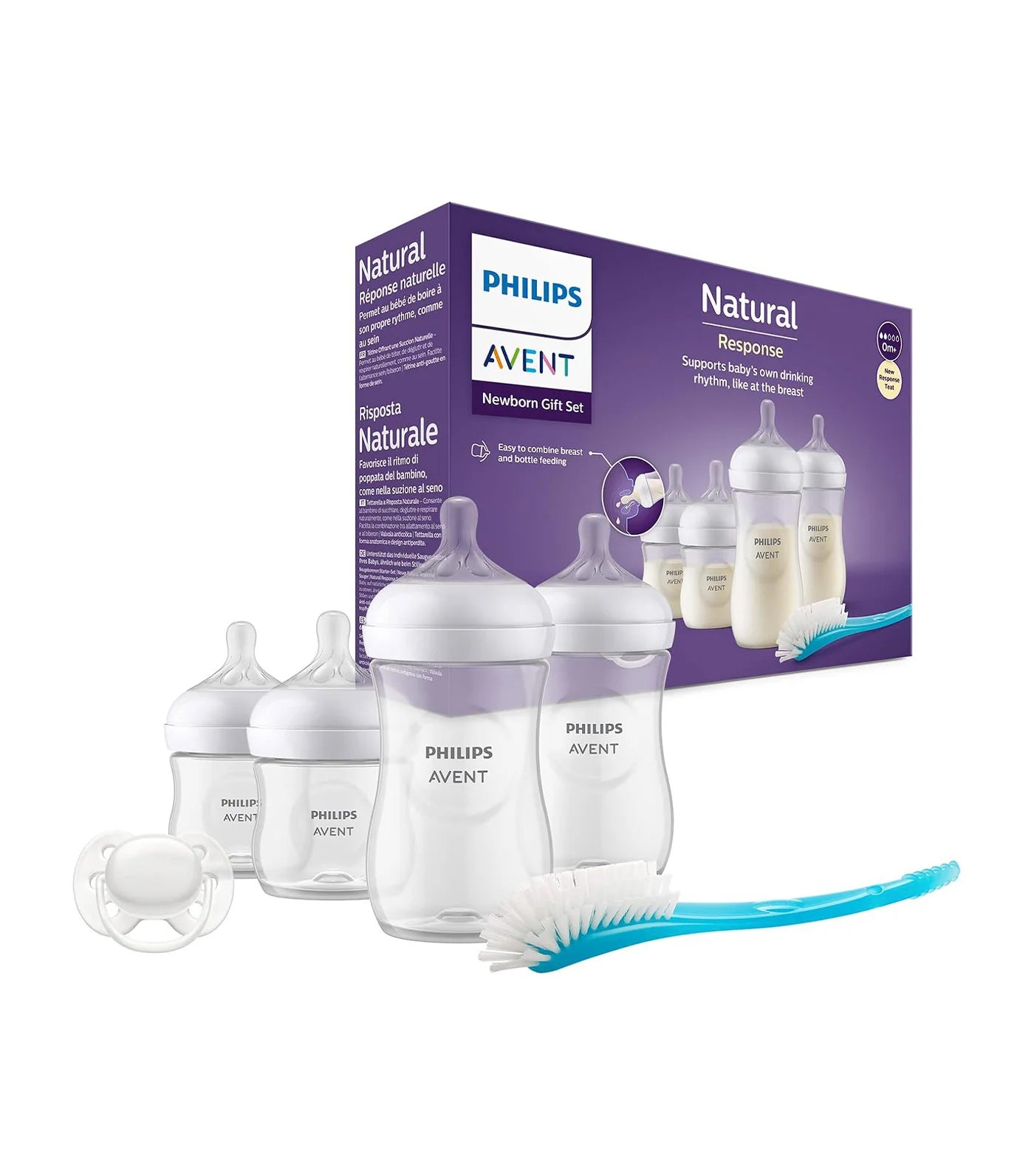Philips Avent Natural 3.0 Feeding Newborn Gift Set (Blue)