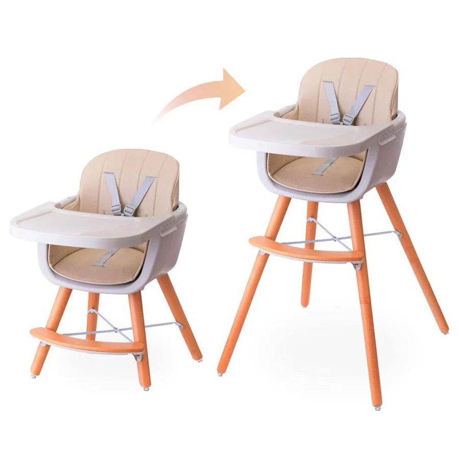 Teknum Premium Dual Height Wooden High Chair