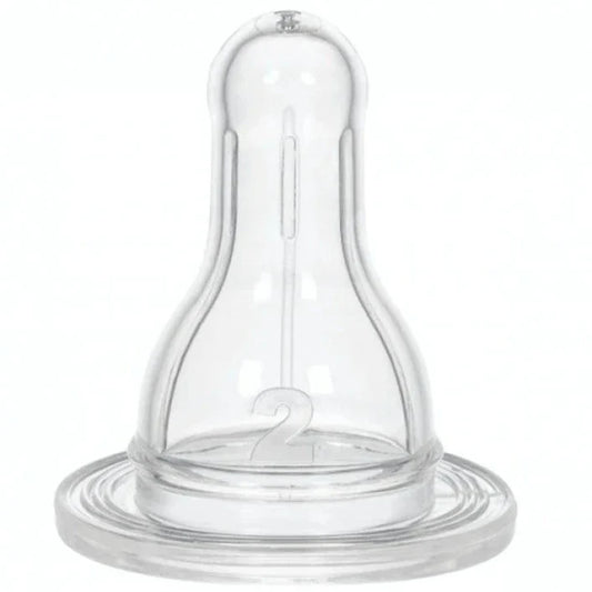 Wee Baby Silicone Spare Round Teat For Bottle (6-18M)