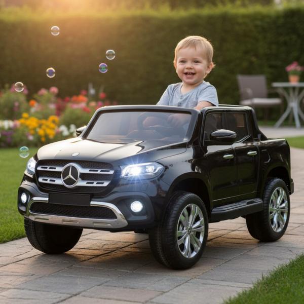 12v Electric Mercedes-Benz XMX606 4x4 Electric Ride-On Car – Black