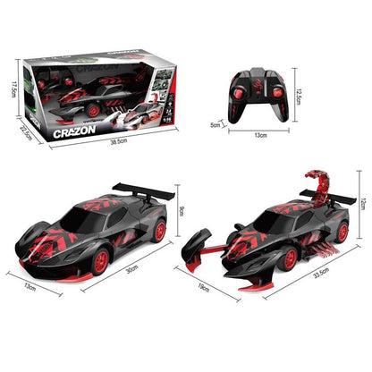 Crazon - 2.4GHz Remote Control Transforming Scorpion Car Toy
