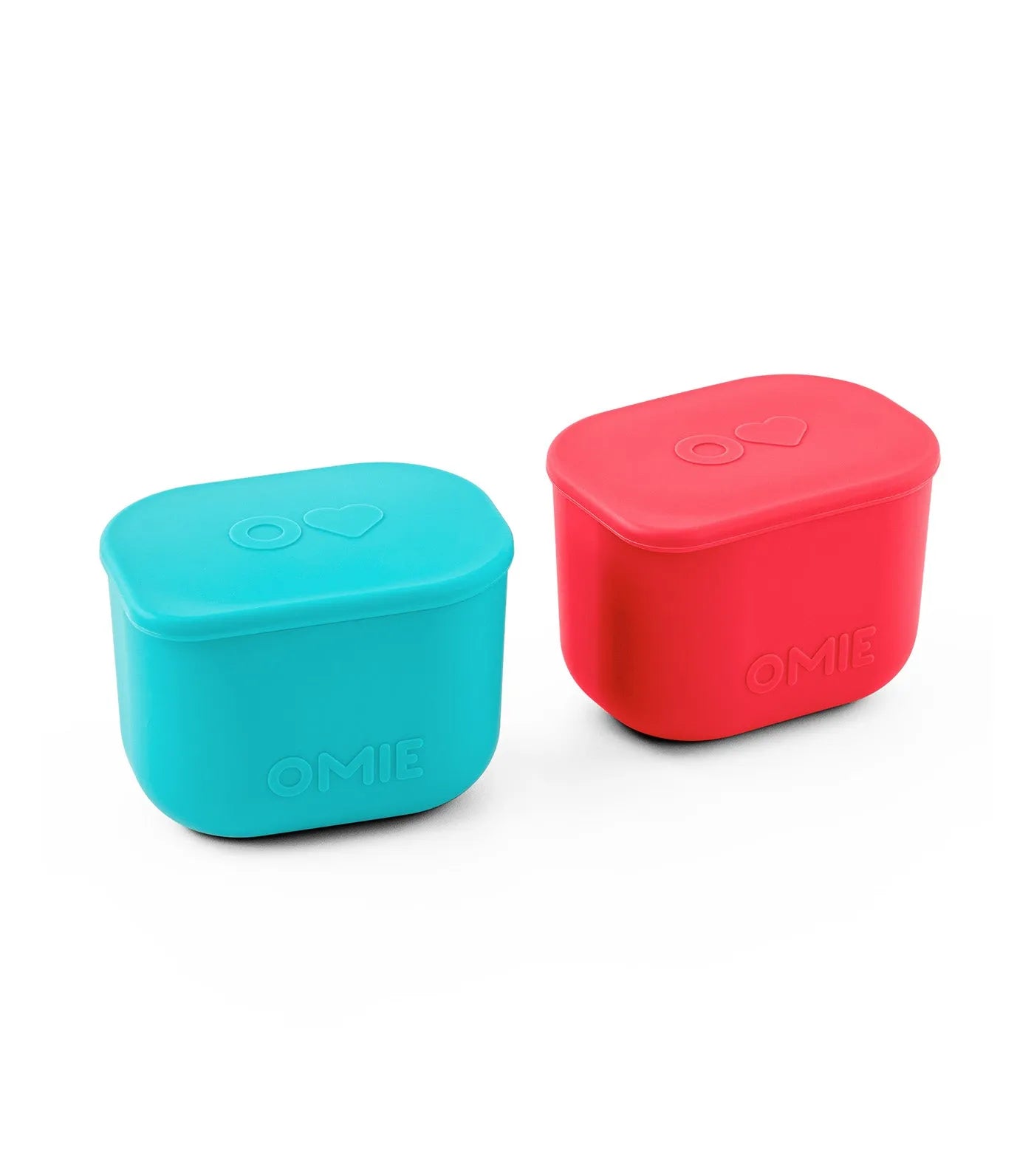 OmieBox UP Dip Containers - Pack of 2 (Pink/Teal)