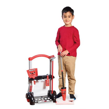 Casdon - Henry Cleaning Trolley Toy - Red