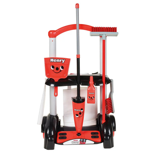 Casdon - Henry Cleaning Trolley Toy - Red