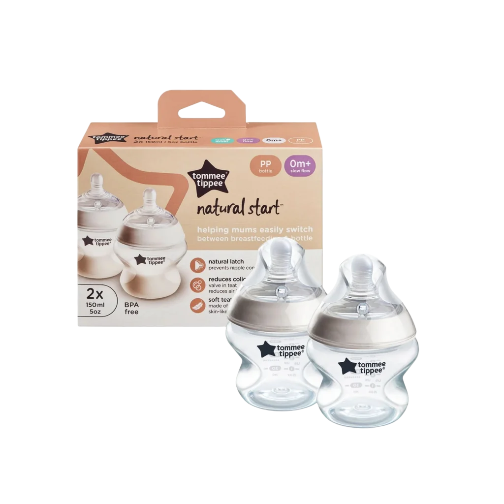 Tommee Tippee Natural Start Bottle Extra Slow Flow (150ml) - Pack of 2