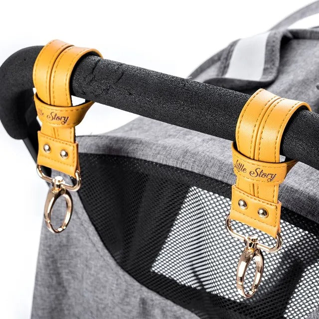 Little Story Premium Stroller Hooks – Khaki