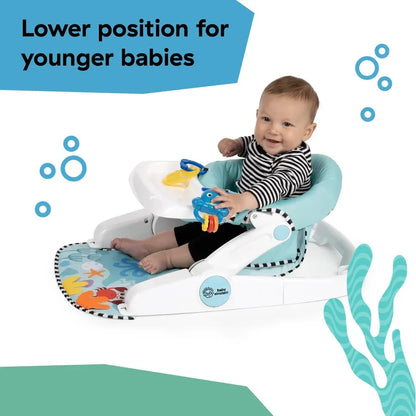 Baby Einstein - Sea of Support 2-in-1 Sit-Up Floor Seat - Blue