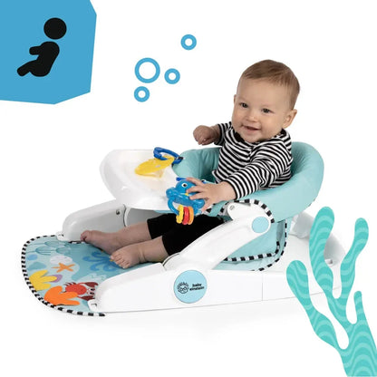 Baby Einstein - Sea of Support 2-in-1 Sit-Up Floor Seat - Blue