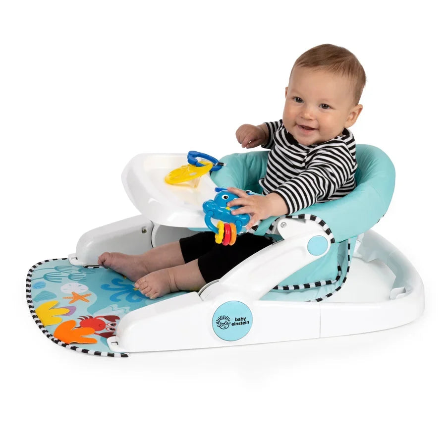 Baby Einstein - Sea of Support 2-in-1 Sit-Up Floor Seat - Blue