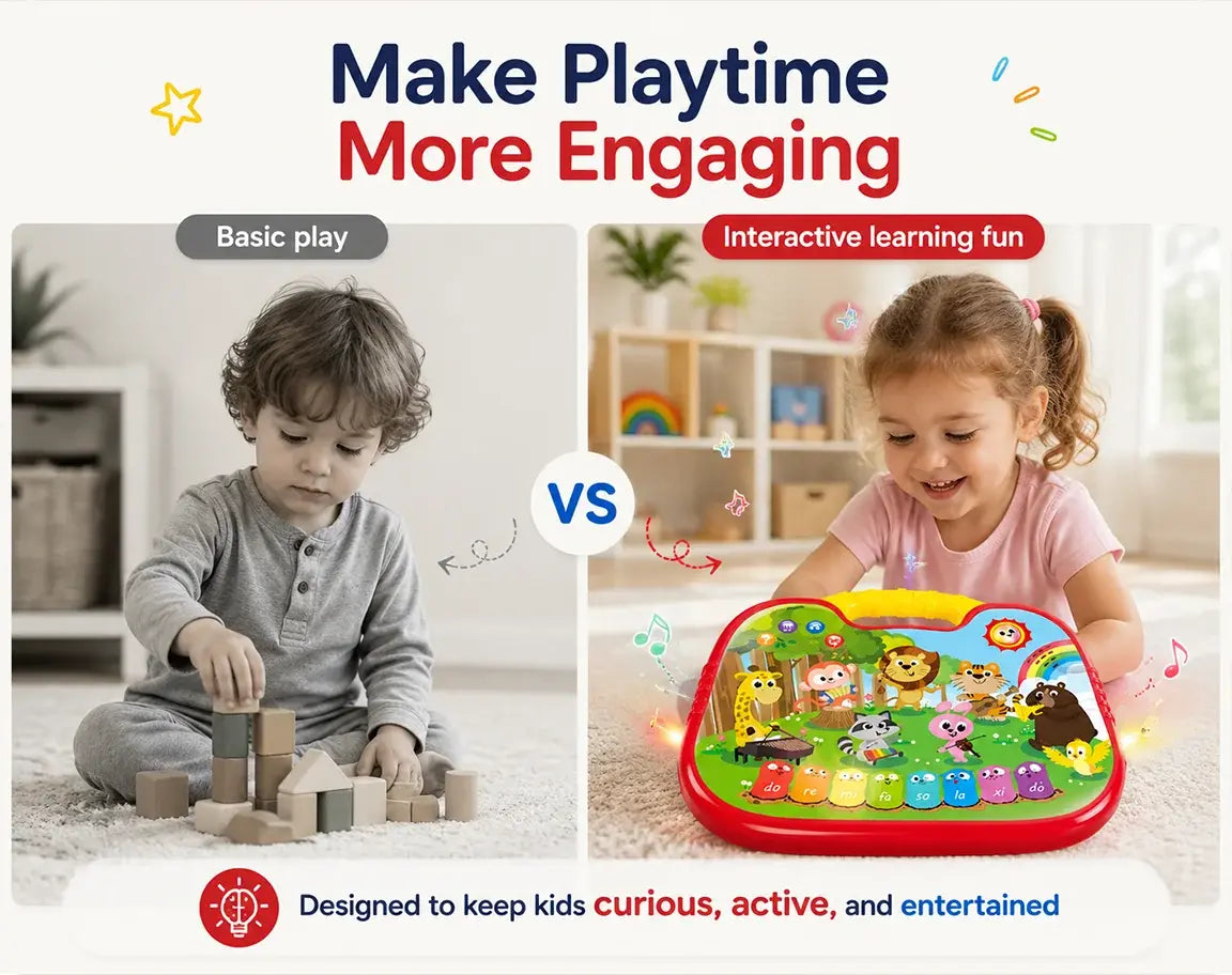 Five Star - Learning Fun Amazing World of Animals Finger Reader Educational Toy with Lights & Sounds