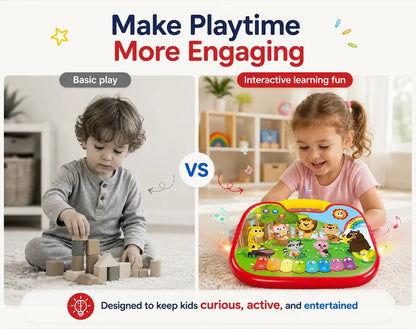 Five Star - Learning Fun Amazing World of Animals Finger Reader Educational Toy with Lights & Sounds
