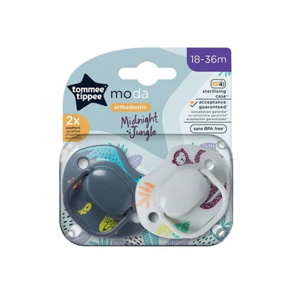 Tommee Tippee Moda Soother (18-36m) - Pack of 2