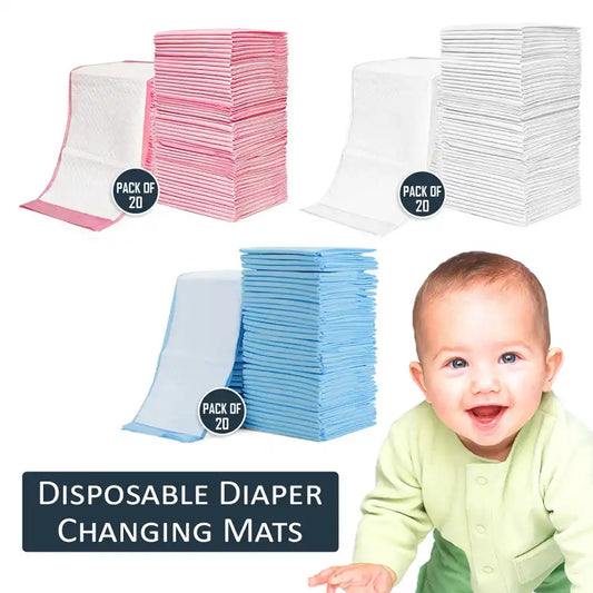 Little Story Disposable Diaper Changing Mats - Pack of 20