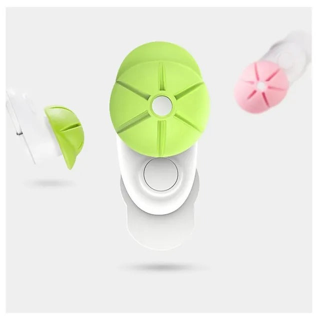 Baby Safe Door Stopper 4-Piece Set – Green