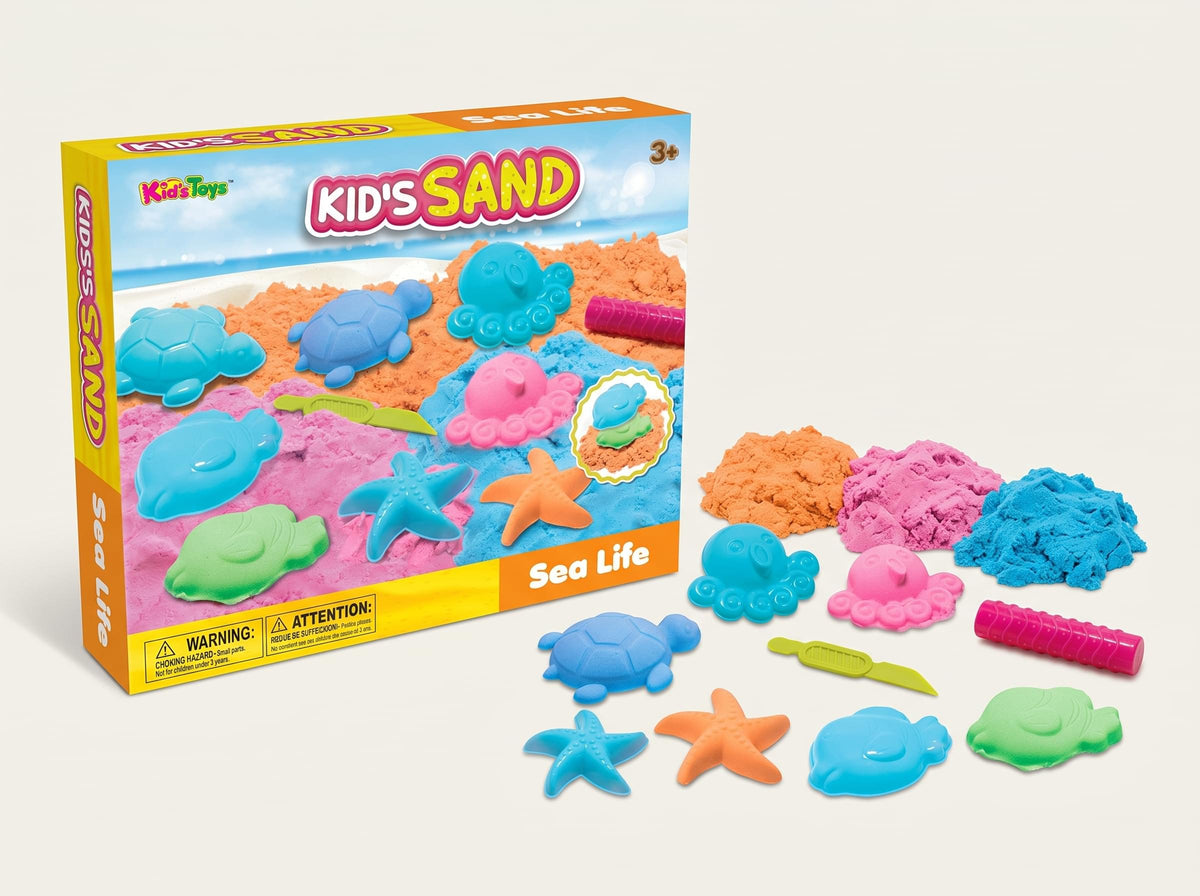 Kids Toys - Magic Sand Sea World Creative Sensory Play Set – Qatar Moms
