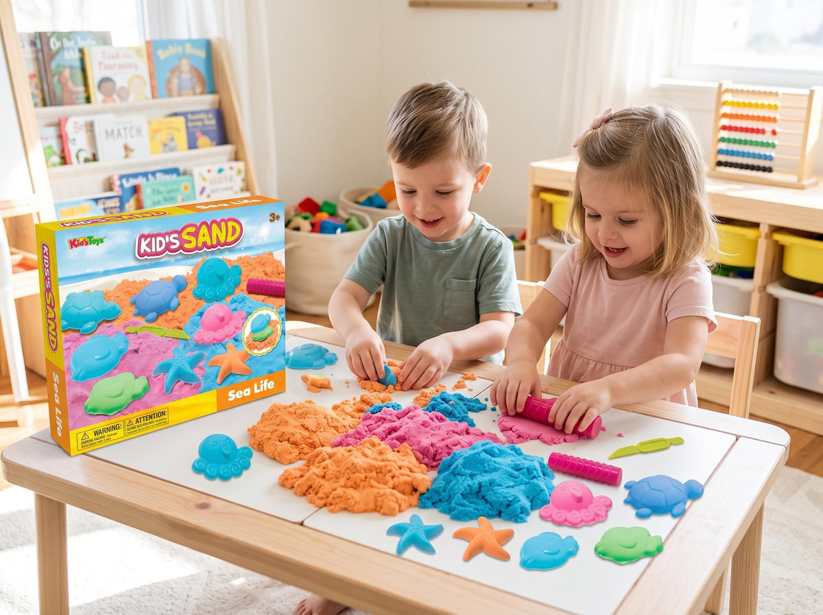 Kids Toys - Magic Sand Sea World Creative Sensory Play Set