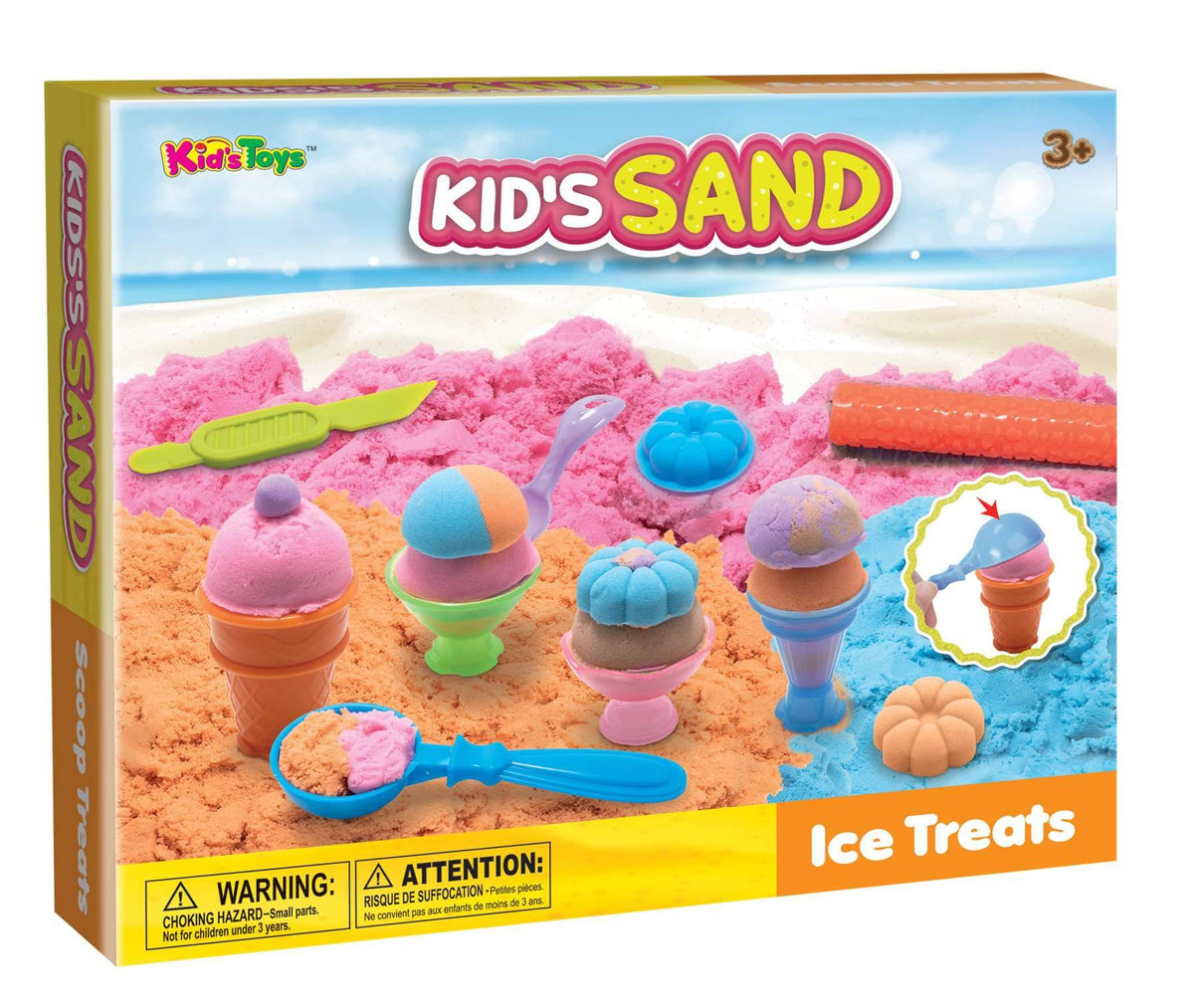 Kids Toys - Magic Sand Box Sensory Play Set - 750g