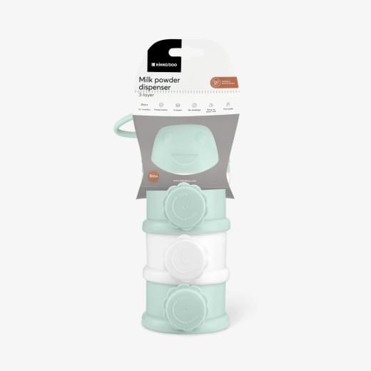 Kikkaboo - 3-Layer Milk Powder Dispenser - Mint