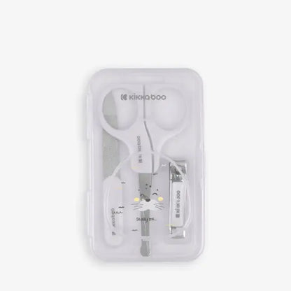 Kikkaboo - Seally Me Manicure Kit - Grey - 3 Pc Set