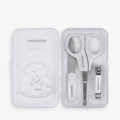 Kikkaboo - Seally Me Manicure Kit - Grey - 3 Pc Set