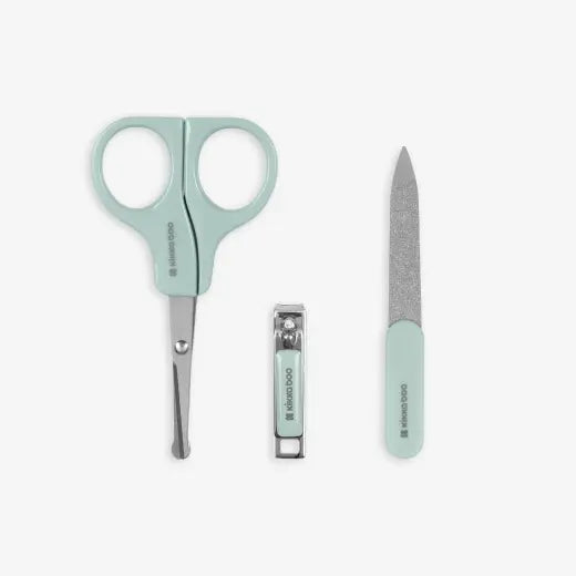 Kikkaboo - Sleepy Sheep Manicure Kit - Green - 3 Pc Set