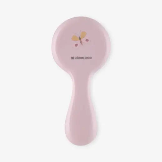 Kikkaboo - Hedge Hugs Comb & Brush With Natural Bristles - Pink