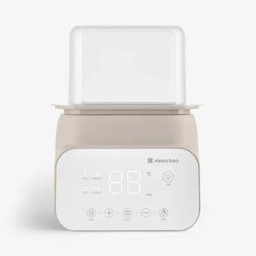 Kikkaboo - Handy 4-In-1 Double Baby Bottle Warmer & Sterilizer - Beige