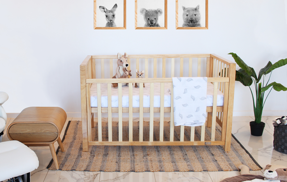 Babyhood Lulu Cot (Beech)