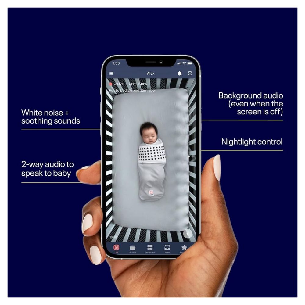 Nanit Pro Baby Monitor Camera with Flex Stand