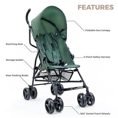 Nurtur Leo Lightweight Stroller Pro With Shopping Basket (6-36months)