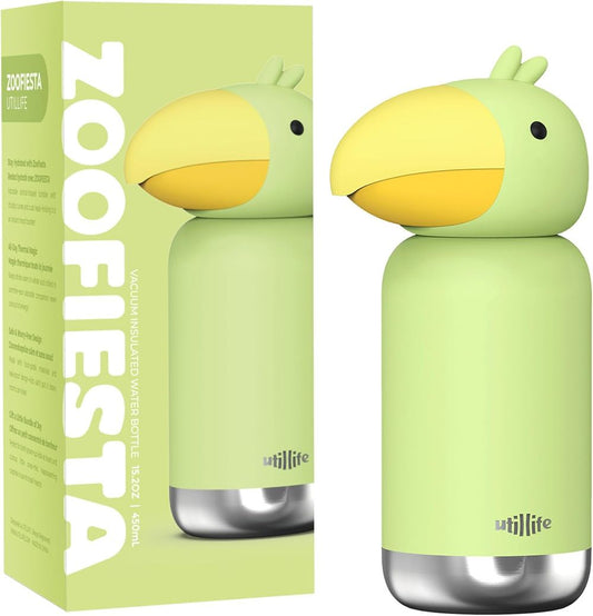 Zoofiesta Utillife  Kids Insulated Water Bottle (450ml)