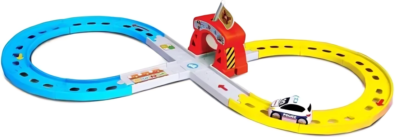 Bburago Junior Shake Shake Runner Police car Or Fire Truck