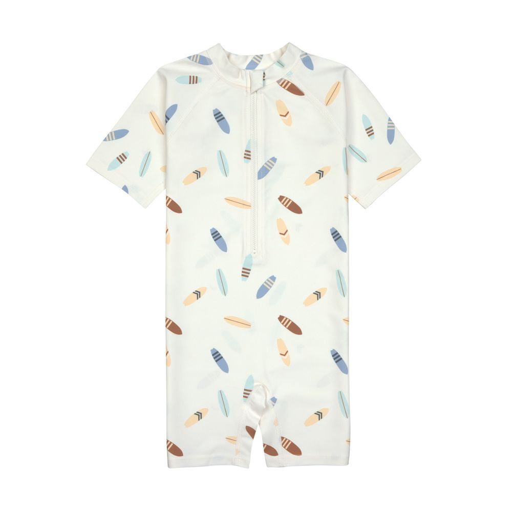 Lassig LSF Short Sleeve Sunsuit (Surfboards Sea Salt)