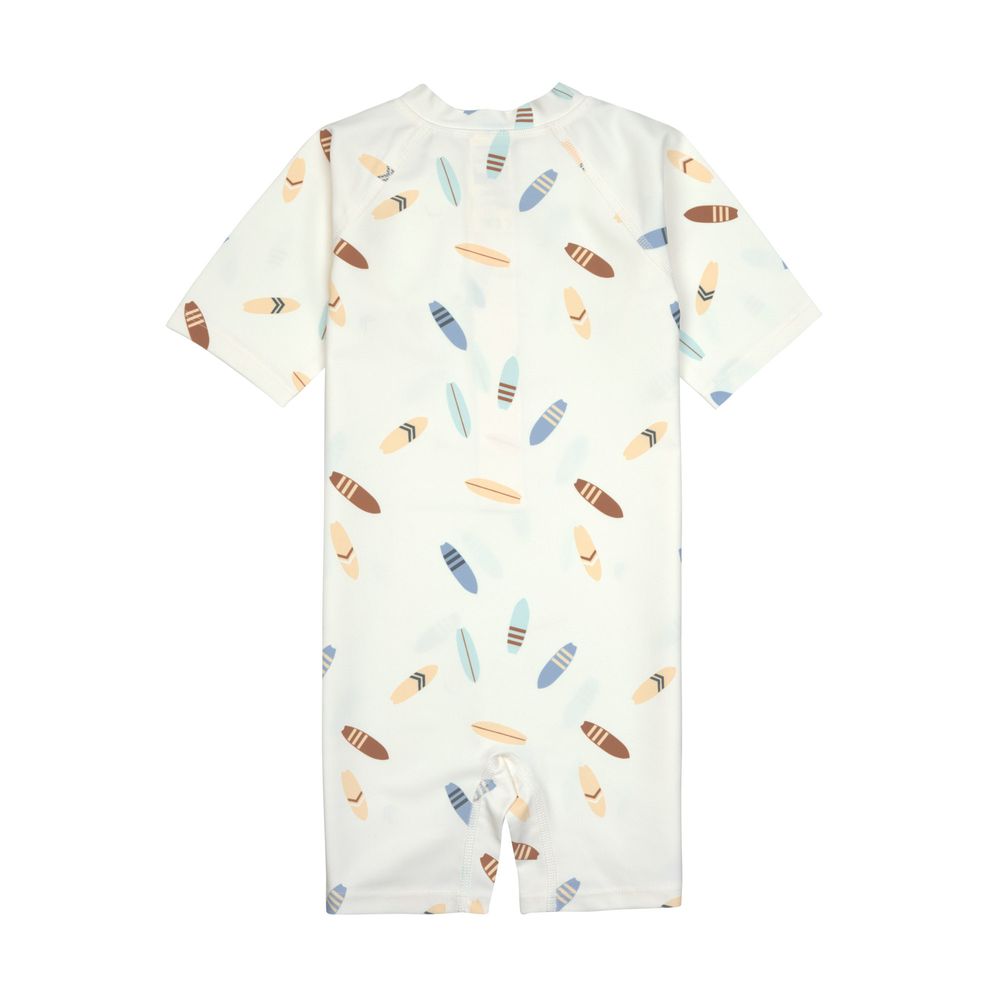 Lassig LSF Short Sleeve Sunsuit (Surfboards Sea Salt)