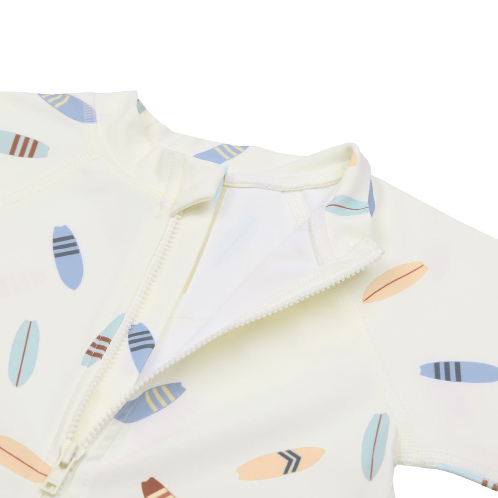 Lassig LSF Short Sleeve Sunsuit (Surfboards Sea Salt)