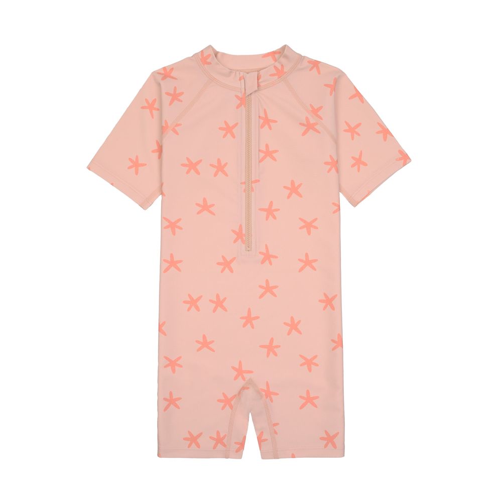 Lassig LSF Short Sleeve Sunsuit (Starfish Peach)