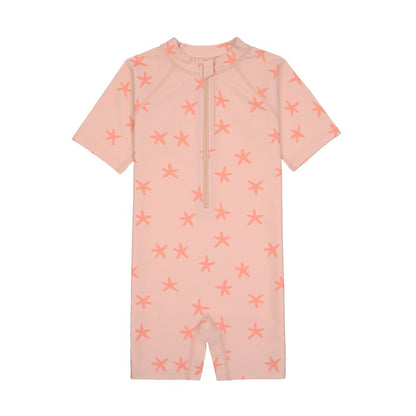 Lassig LSF Short Sleeve Sunsuit (Starfish Peach)