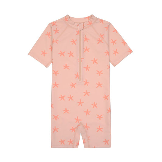 Lassig LSF Short Sleeve Sunsuit (Starfish Peach)