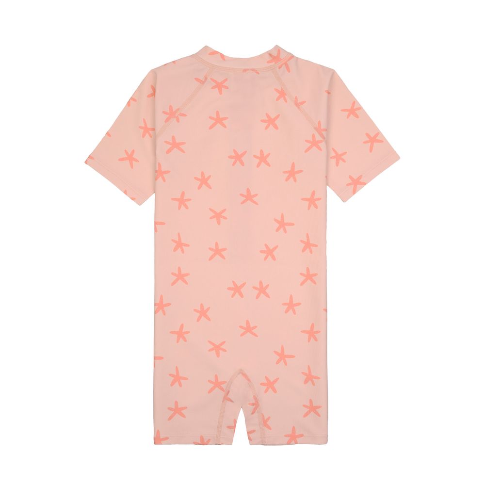 Lassig LSF Short Sleeve Sunsuit (Starfish Peach)