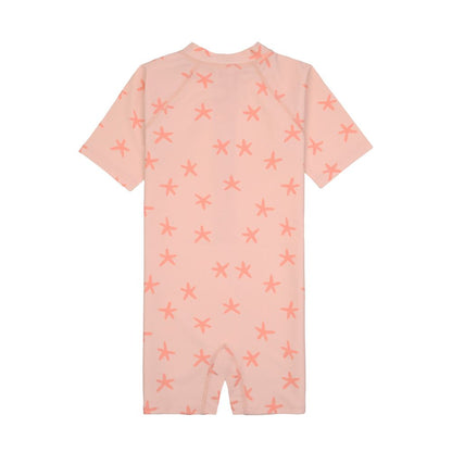 Lassig LSF Short Sleeve Sunsuit (Starfish Peach)
