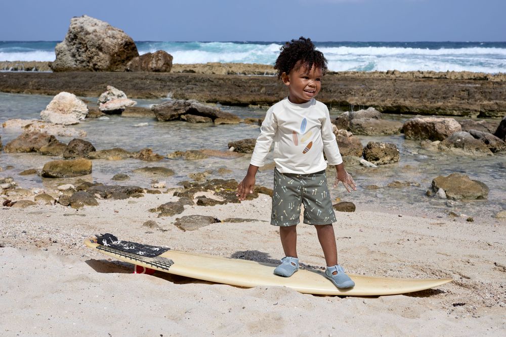 Lassig LSF Short Sleeve Sunsuit (Boards Sea Salt)