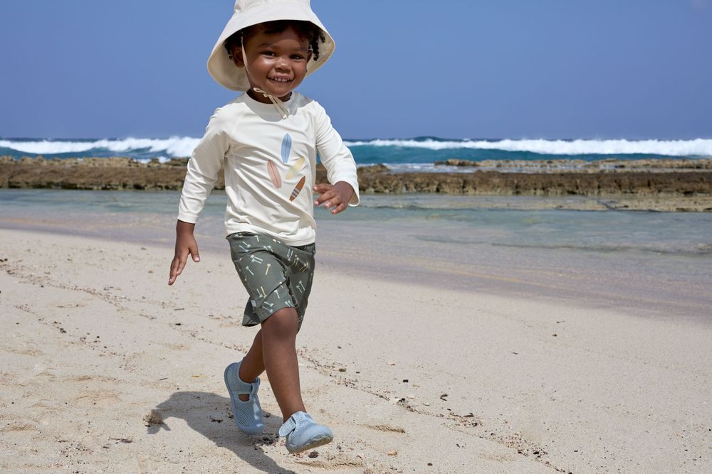 Lassig LSF Short Sleeve Sunsuit (Boards Sea Salt)