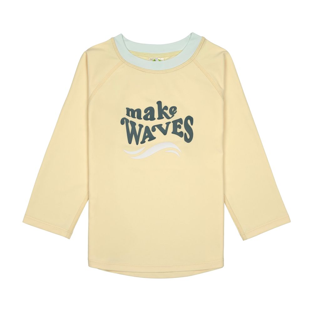 Lassig LSF Long Sleeve Rash Guard (Make Waves Vanilla)