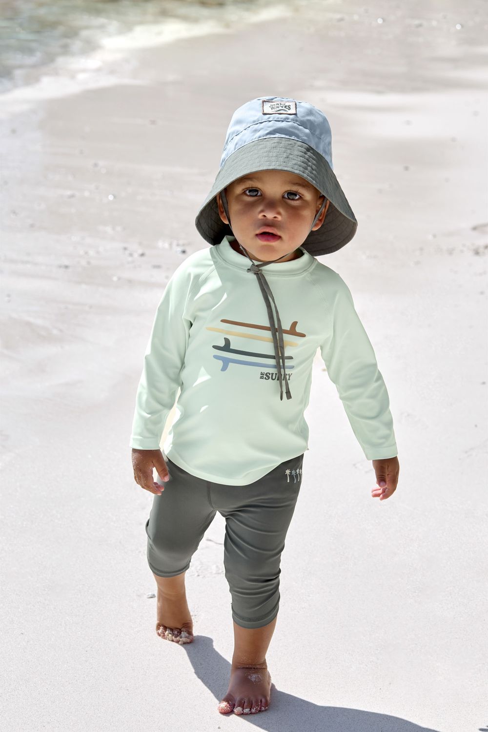 Lassig SPF Sun Protection Fishing Hat (Sky Blue/Deep Olive)