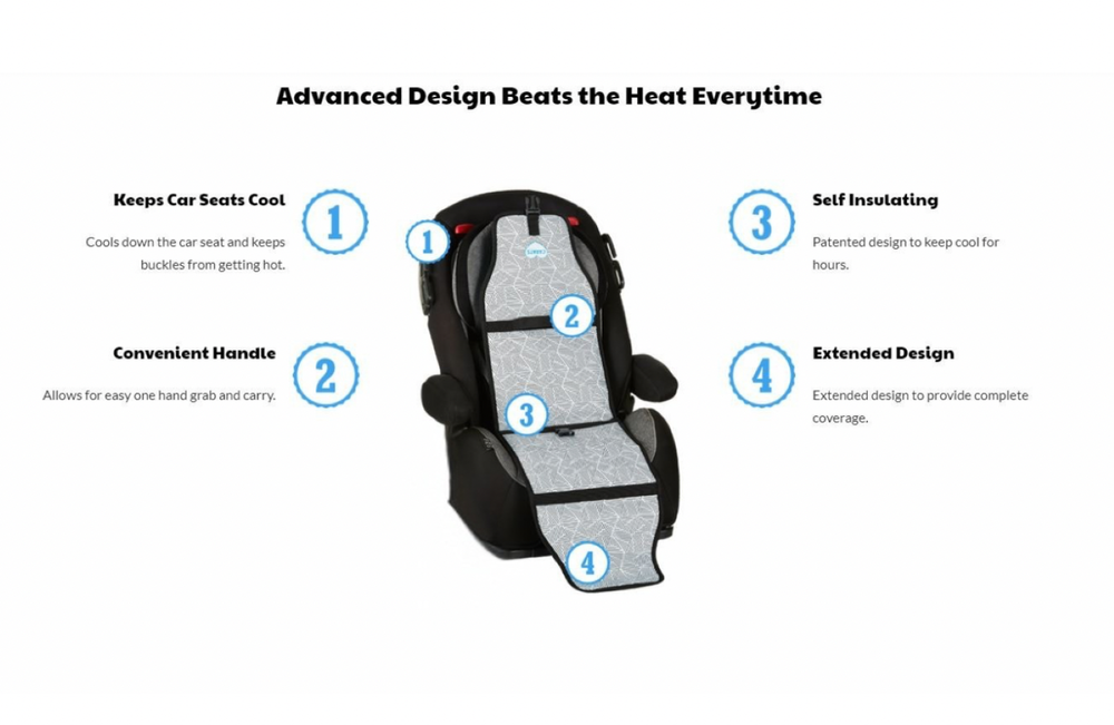 Cool Carats Car Seat Cooling Pad