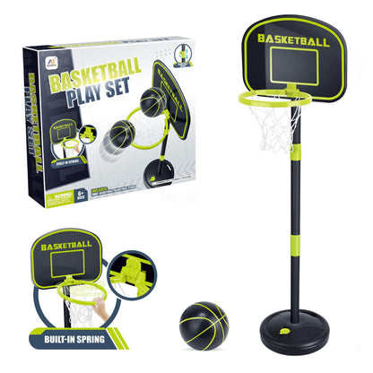 Aojie Sport - Kids Adjustable Basketball Hoop Set with 4.5-Inch Ball