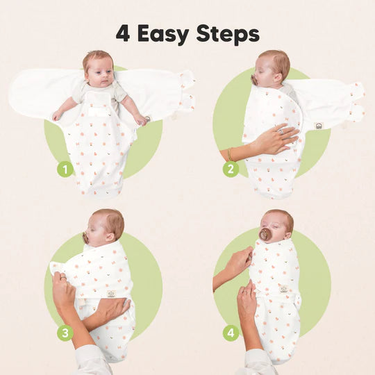 3-Pack Soothe Zippy Swaddle Wrap (Butterflies)