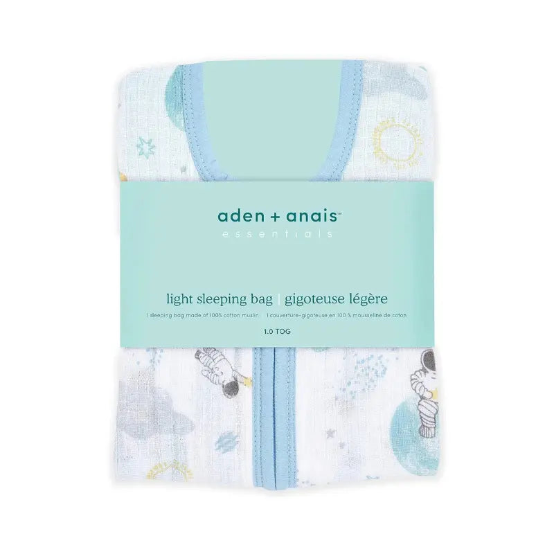 Aden + Anais Essentials Muslin Light Sleeping Bag - Space Explorers