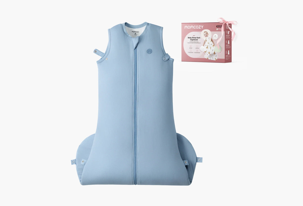 Momcozy Baby Sleep Sack 1.5 TOG (Blue, Medium, 6-12 Months)