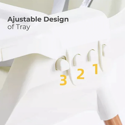 Nurtur 2 in 1 High Chair Adjustable Height & Detachable Tray